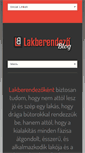 Mobile Screenshot of lakberendezo-blog.hu