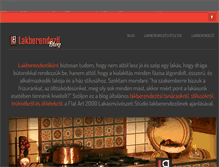 Tablet Screenshot of lakberendezo-blog.hu